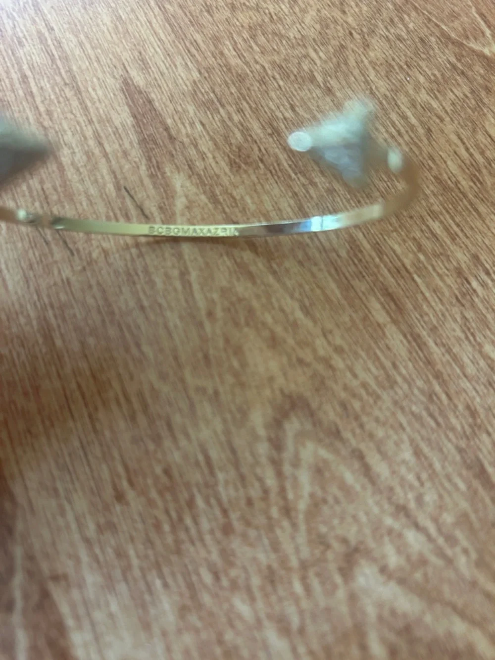 BCBGMaxAzria gold colored bracelet - Picture 2 of 6